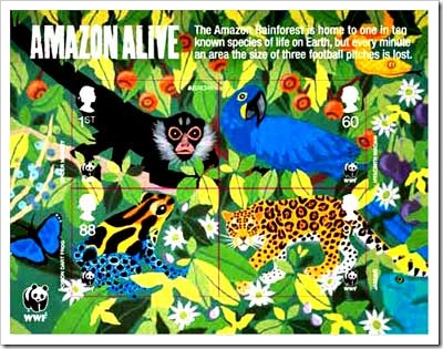 Amazon Alive International Year Of Forests Europa Stamp